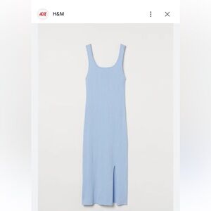 H & m light blue dress